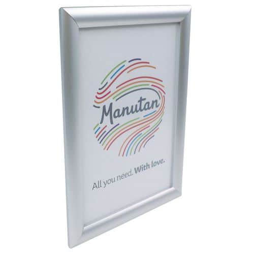 Aluminium Poster Snap Frame With Pointed Corners Manutan Expert