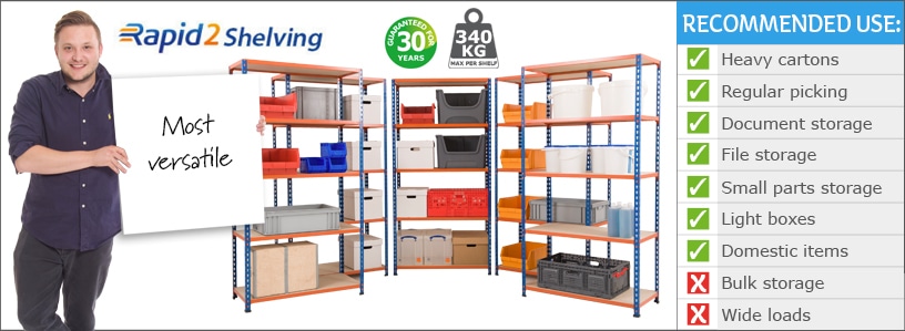 Rapid 2 shelving