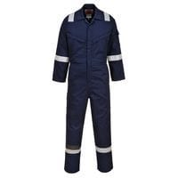 Blue Insect Repellent Fire Resistant Boilersuit/Coverall - Portwest UK