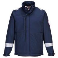 Dark Blue Static/Flame Resistant Softshell Jacket - S-3XL -Portwest UK