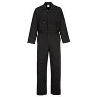 Boilersuit/Coverall With Kneepad Pockets Dark Blue/Black - Portwest UK