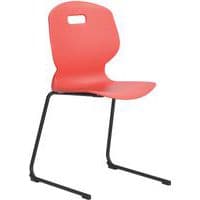 Cantilever School Chair - Stackable - Antimicrobial Polypropylene