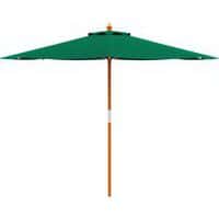 Indoor/Outdoor Parasol - 2.5m Wide - 38mm Wooden Pole - Stylish