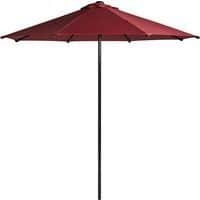 Indoor/Outdoor Parasol - 2.3m Wide - 36mm Diameter Black Metal Pole