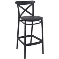 Indoor/Outdoor Bar Stool - Stackable - Recycled Plastic - 1060mm High