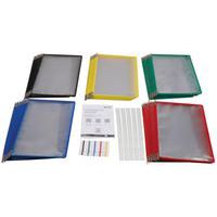 Assorted A4 pivoting pockets - Pack of 50, 25 x 50-mm tabs - Tarifold