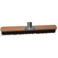 Wooden broom - PET synthetic coconut bristles