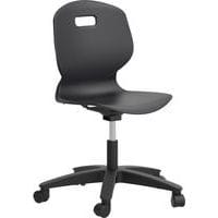 School Chair With Writing Tablet - Mobile & Stackable - Antimicrobial