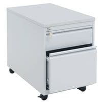 Mobile pedestal with 2 drawers