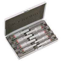 Set of 8 Micro-Tech® slotted screwdrivers - Phillips®