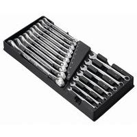 15-piece OGV combination spanner set - Facom