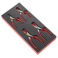 Foam module of 4 Circlips® pliers