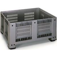 Stackable pallet container - Ventilated sides - On feet