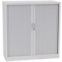 Tambour Door Cupboard - Space-Saving Low Cabinets - Manutan Expert