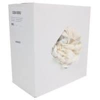 White Cleaning Dishcloths - Recycled Cotton - 350x600mm - Manutan Expert