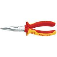 Half-round straight-nose insulated pliers 1000 V VDE