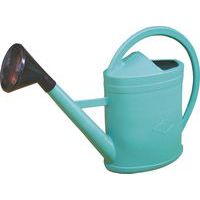 Green plastic watering can - 11 l
