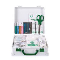 1 to 4-person first aid kit - White ABS