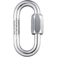 Zinc-plated steel quick link - Standard series - Load capacity 35 to 2900 kg