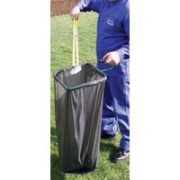 Hand-held bin bag frame