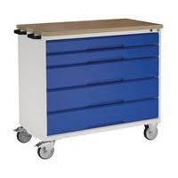 Mobile workbench with drawers