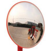 Round Safety Mirror - Convex - Outdoor/Indoor Traffic - Manutan Expert