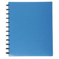 Semi-rigid opaque A4 display book with detachable pockets, 60 sides - Set of 6