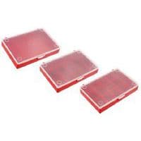 Set of 3 plastic boxes