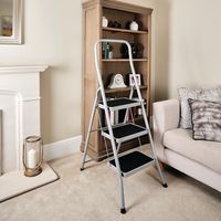 Small Folding Platform Step Ladders With 2 Or 3 Steps