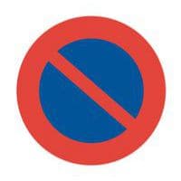 Prohibition sign - No parking - Rigid