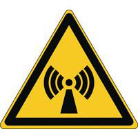 Triangular warning sign - Non-ionizing radiation - Rigid