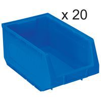 10 Litre Storage Picking Bins - Pack Of 20 - Kangaroo Manutan Expert