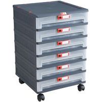Mopla drawer unit - With castors