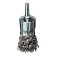 Crimped steel wire brush - End brush