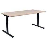 Misao straight desk 120 cm, T-shaped legs - Manutan Expert