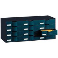 3-column drawer unit - Black - Paperflow