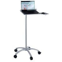 Upright Laptop Stand - Adjustable & Mobile Podium - Manutan Expert