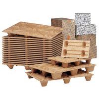 Wood fibre pallet - Width 1000 mm - Manutan Expert