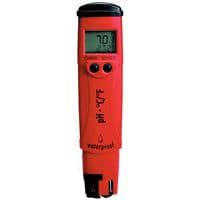 Waterproof pH tester with compensation and temperature display pHep 4