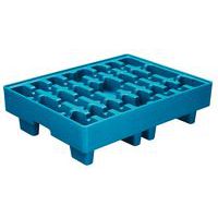 grid platform with 24 cells and ergonomic handlesfork slot, length 800 mmnested up to 35% when empty