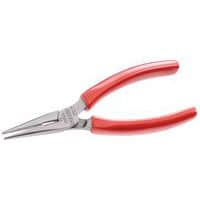 Half-round straight short-nose pliers