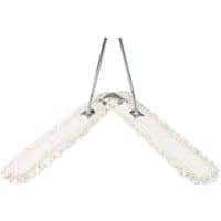 Two Replacement Mop Heads For Scissor Mops - Cotton - Manutan Expert