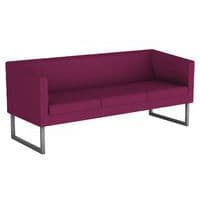 Punto three-seater sofa for reception areas - Sokoa