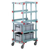 Trolley for containers - Length 660 mm