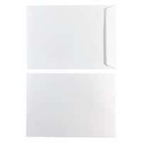 White, self-adhesive kraft envelope