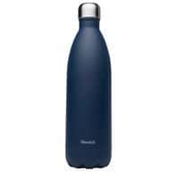 Blue granite insulated bottle, 1 l - Qwetch