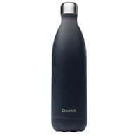 Matt carbon grey insulated bottle, 1 l - Qwetch