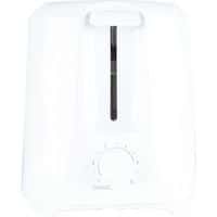 2 Slice White Plastic Toaster - Compact Kitchen Toaster - Pifco