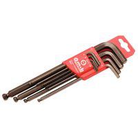 Long ball end hex key set - Imperial wrenches