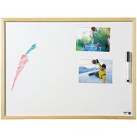 Whiteboard with a wooden profile